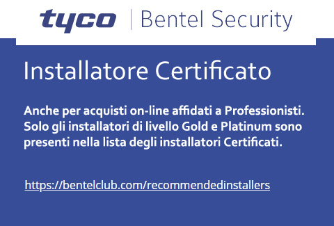 Installatori certificati Bentel Security - Tyco